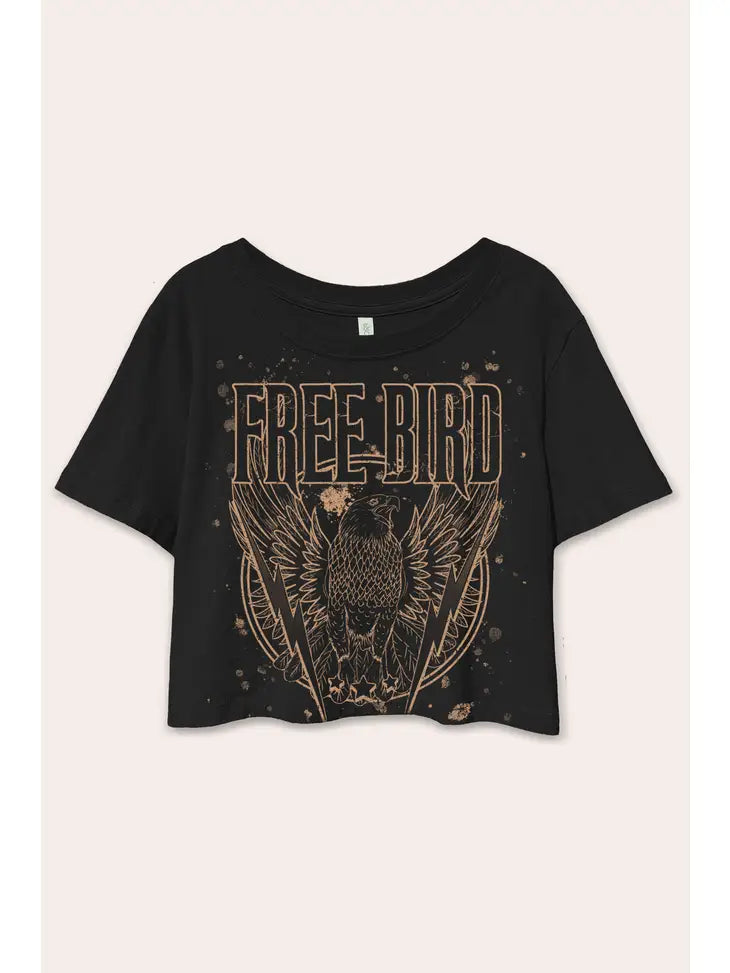 Free Bird Crop Tee