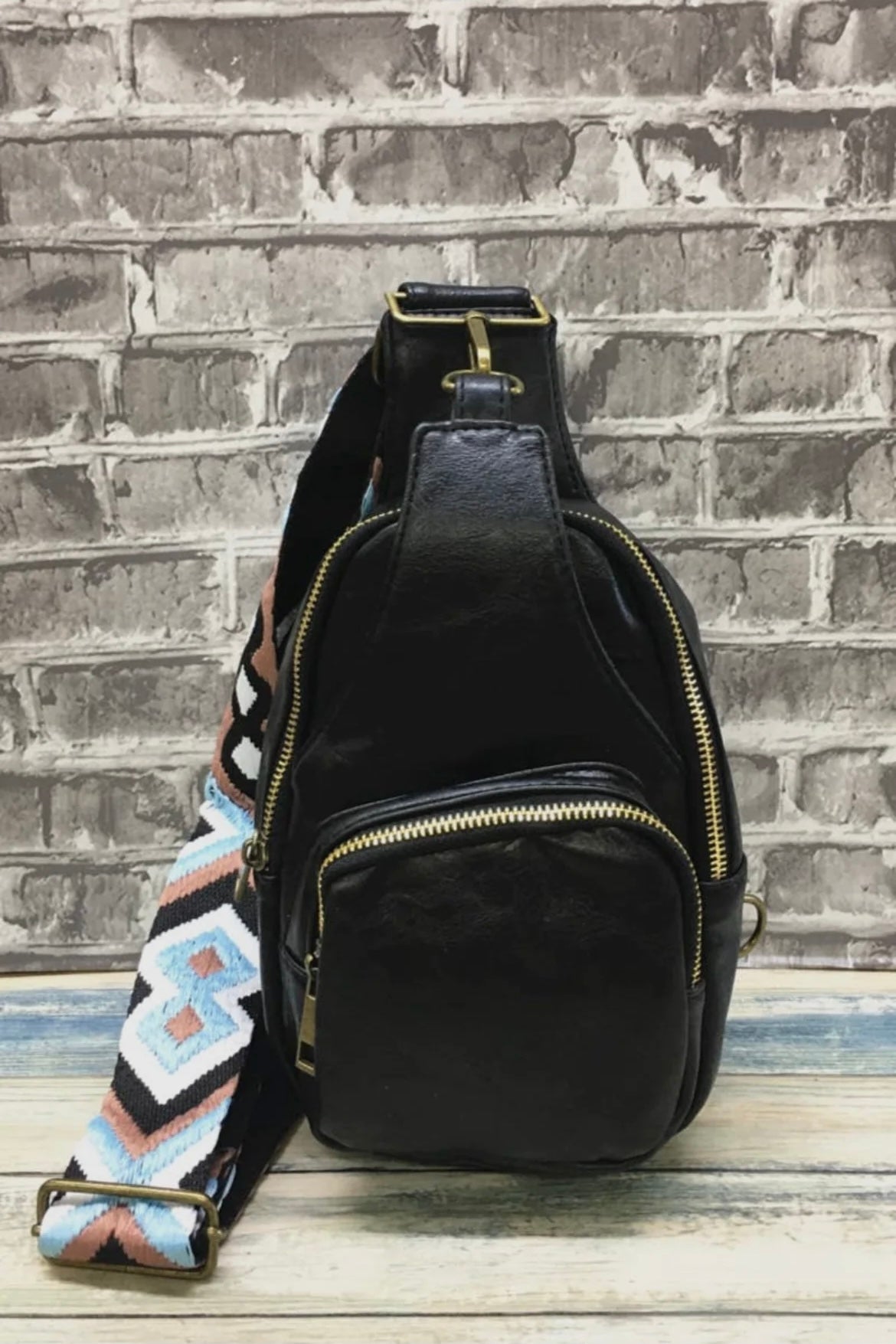 Black Crossbody Sling Bag