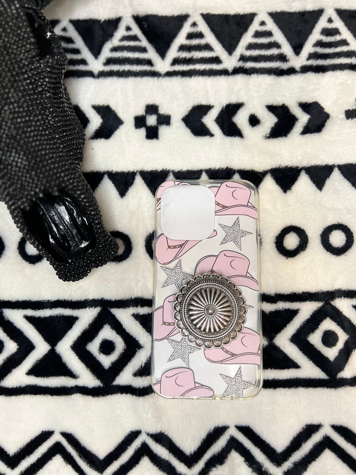 Silver Concho Pop Socket