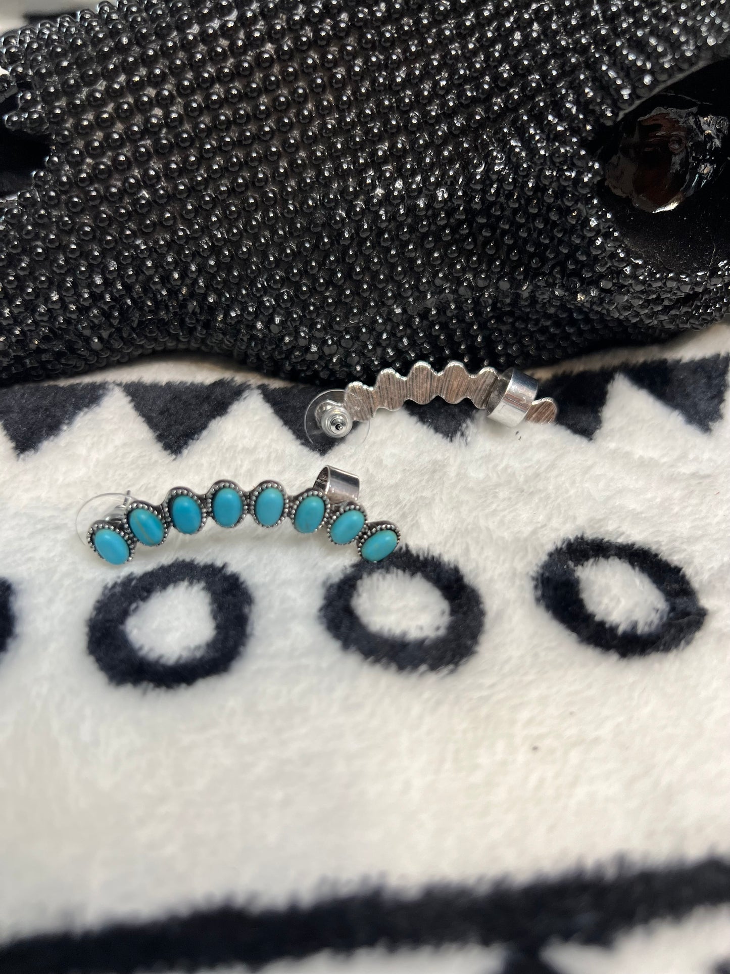 Turquoise Cuff Earrings