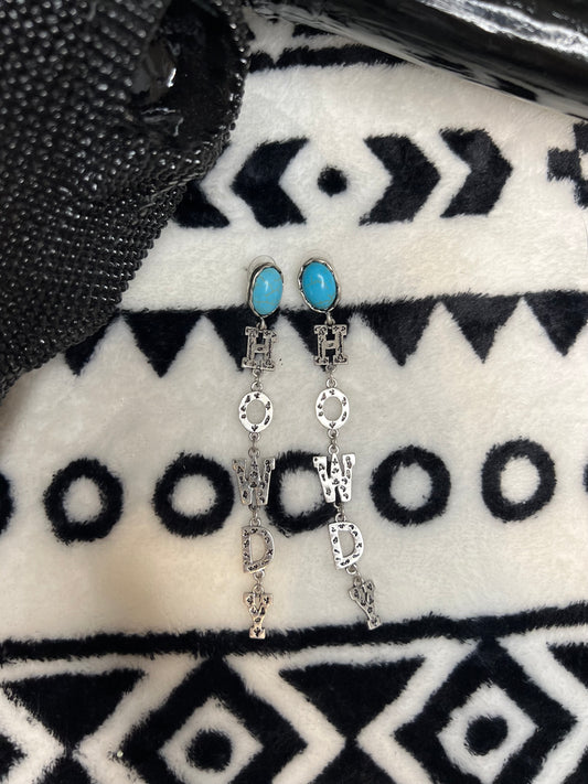 Howdy Drop Earrings