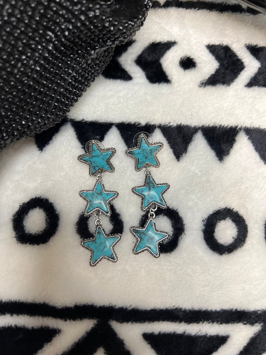 Star Drop Earrings