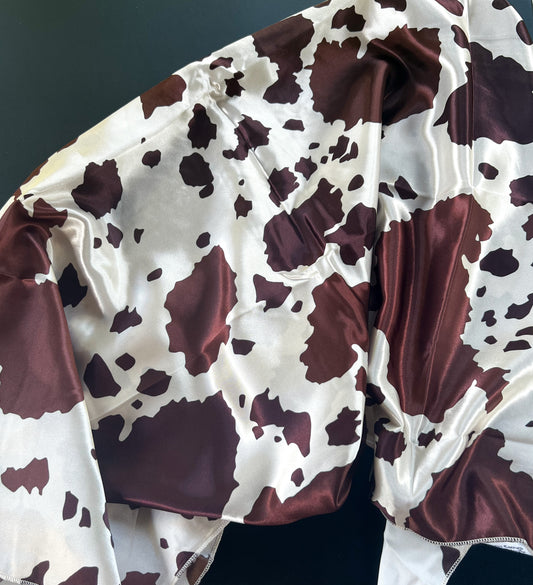 Cow Print Wild Rag