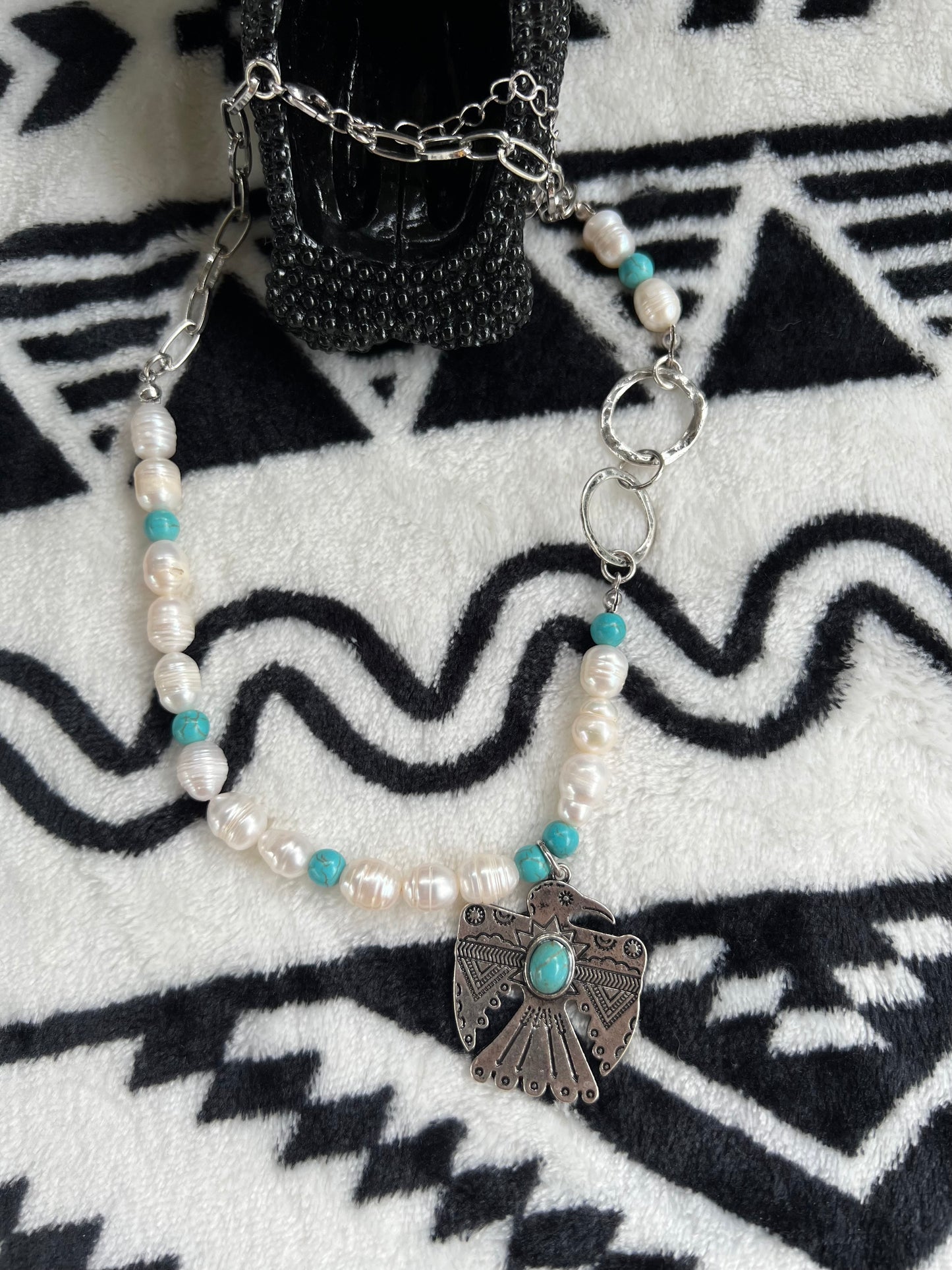 Pearl Thunderbird Necklace