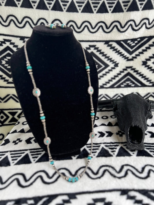 Concho Necklace and Earring Set