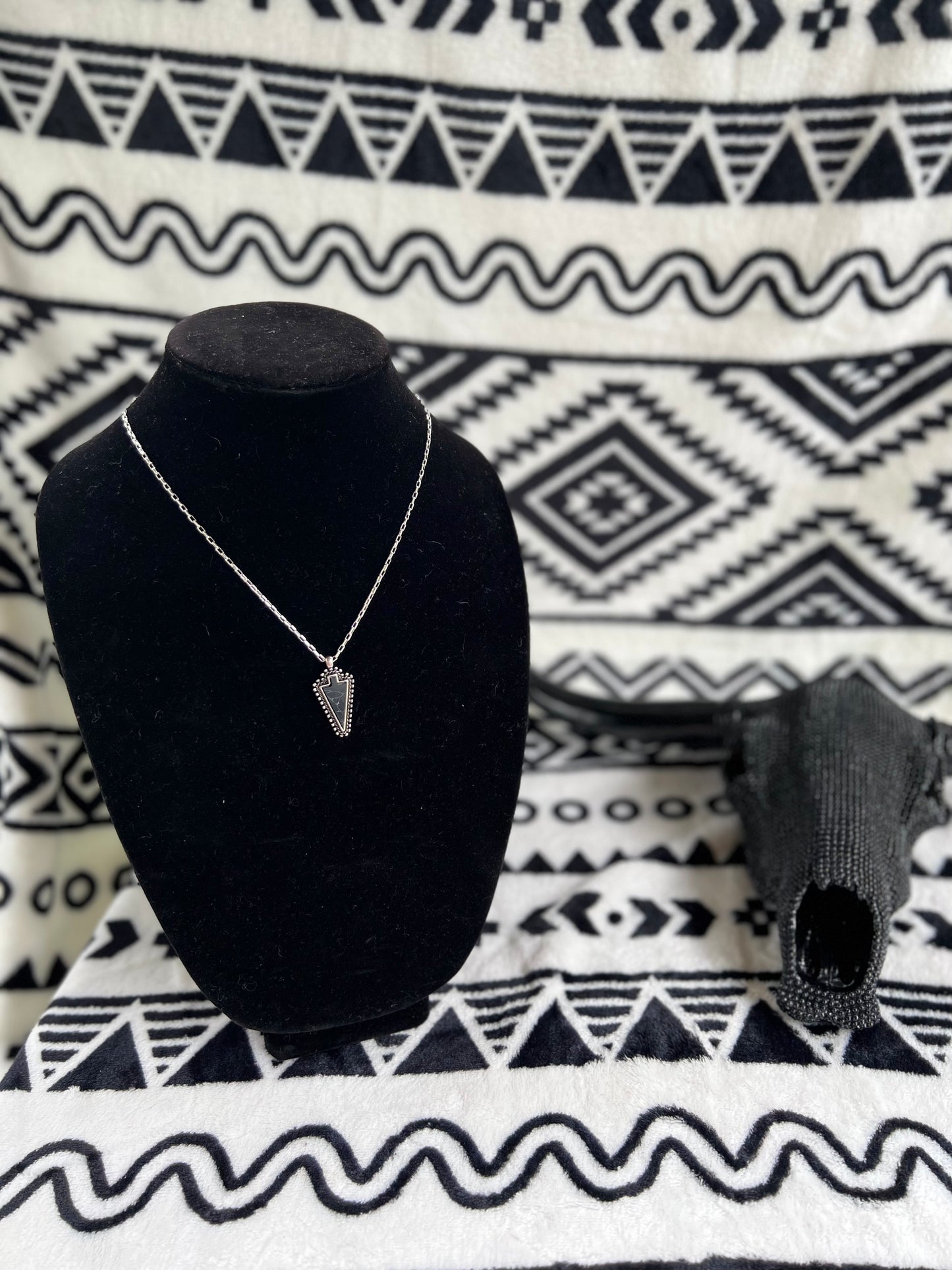 Black Arrow Necklace