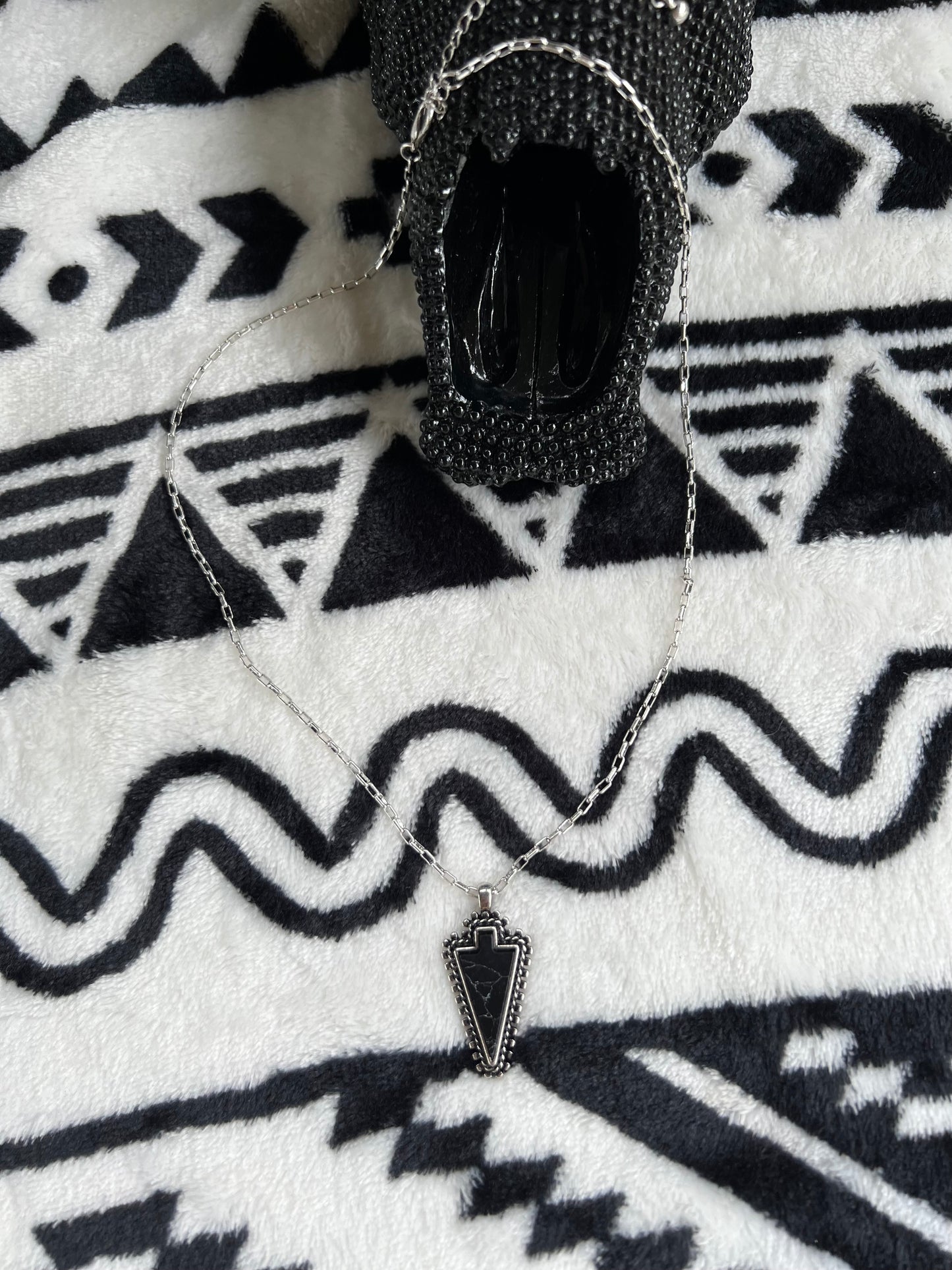 Black Arrow Necklace