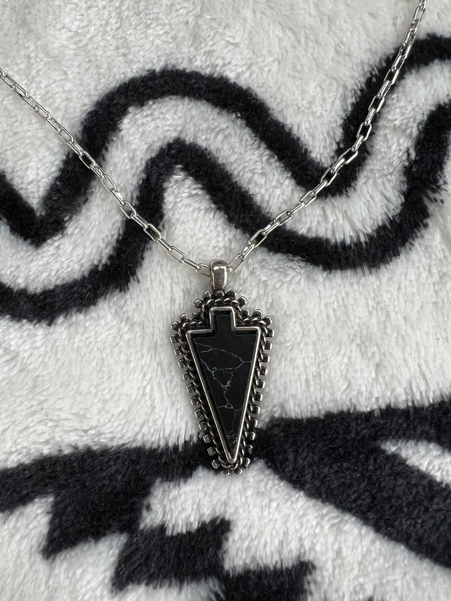 Black Arrow Necklace